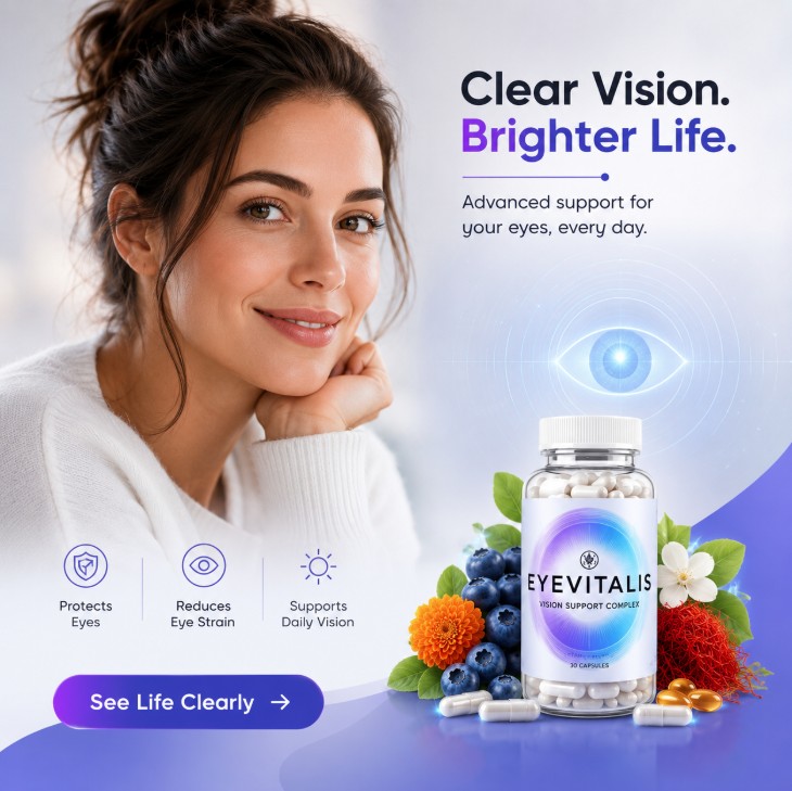 Clear vision, brighter life with EyeVitalis daily eye support